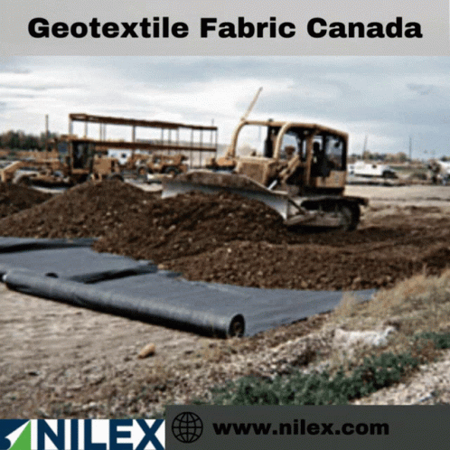 Geotextile Fabric Canada Bulldozer Moving Dirt