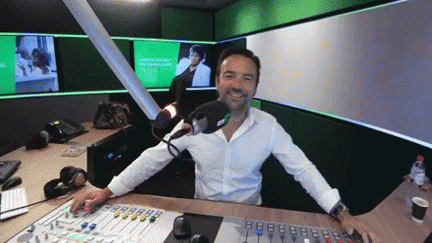 Gerard Ekdom On Radio Station GIF