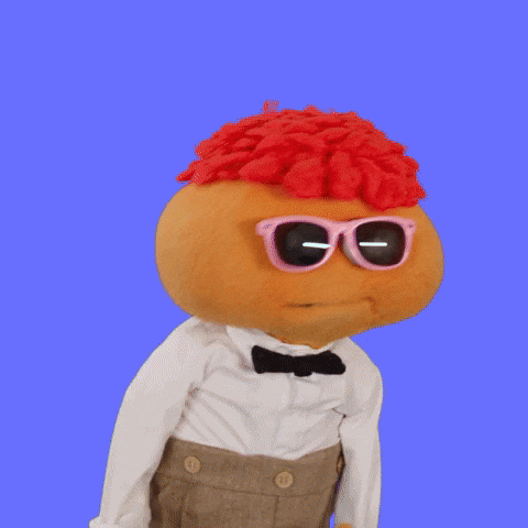 Gerbert The Puppet Diddy Party GIF
