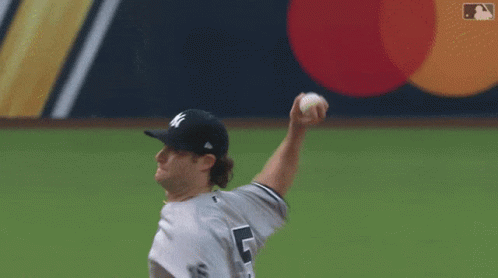 Gerrit Cole Baseball Serving GIF
