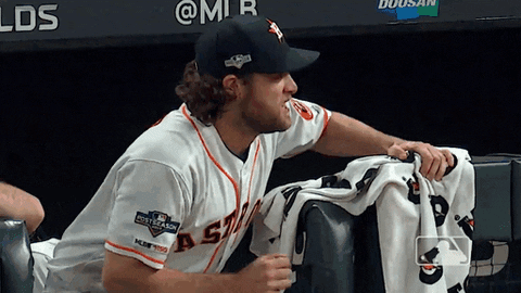 Gerrit Cole Celebrate Jump GIF