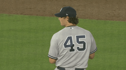 Gerrit Cole Disappointed Serve GIF