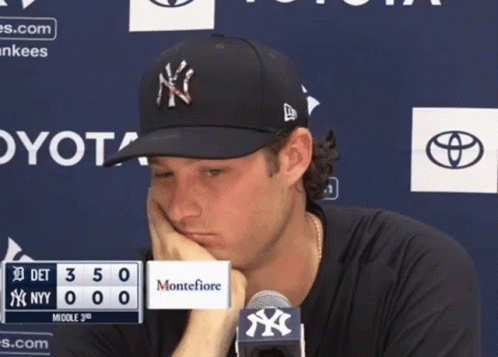 Gerrit Cole Face On Palm GIF