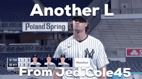 Gerrit Cole Is Another L GIF