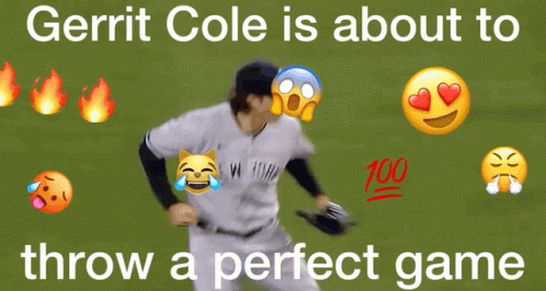 Gerrit Cole Perfect Game GIF