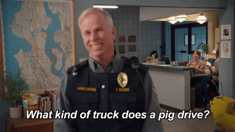 Gerry Dee Delivering Dad Joke GIF