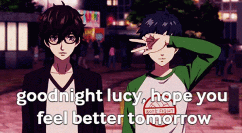 Get Better Soon Good Night Lucy GIF