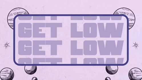 Get Low Purple Calligraphy Animation GIF