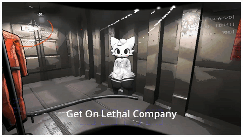 Get On Lethal Company Close Up On Camera GIF