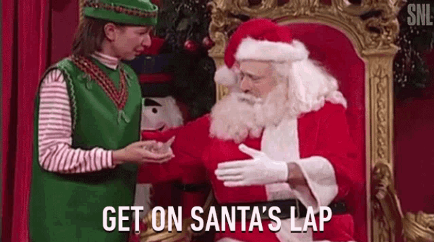 Get On Santa's Lap GIF