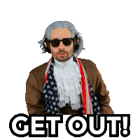 Get Out Get Outta Here Sticker GIF