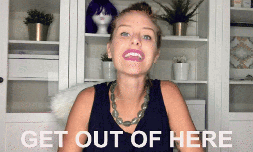 Get Out Liz Medley GIF