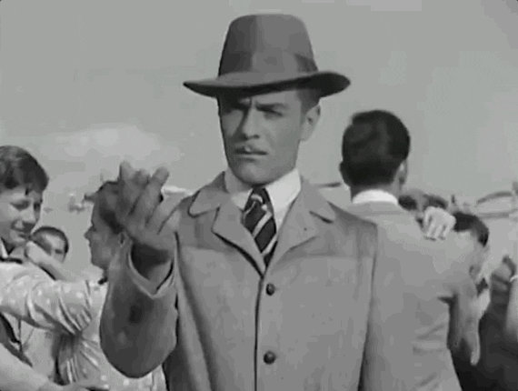 Get Over Here Clark Gable GIF