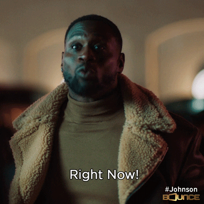 Get Over Here Right Now Bounce GIF