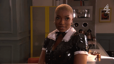 Get Over Here Seductive Sign To Guy GIF