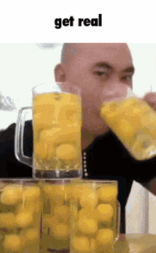 Get Real Chinnese Guy Eat Raw Egg GIF