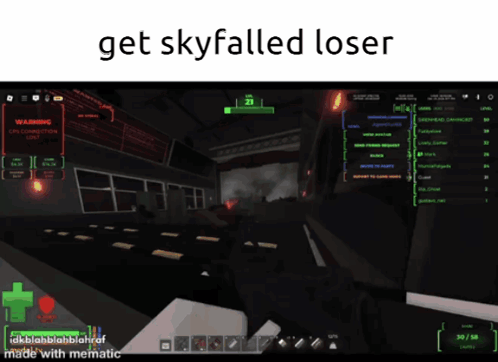 Get Skyfallen Loser Video Game Screen GIF