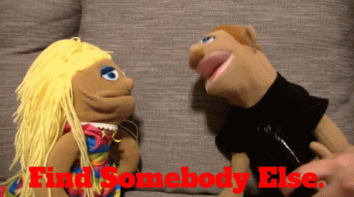 Get Somebody Else To Do It Puppets GIF