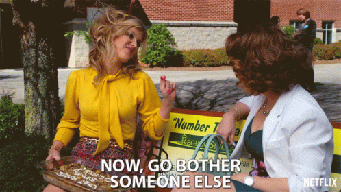 Get Somebody Else To Do It Shooing Away GIF