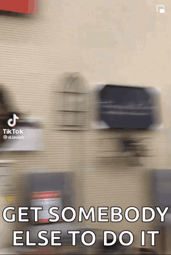 Get Somebody Else To Do It Woman In White Outfit GIF