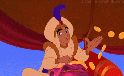 Get That Money Aladdin GIF