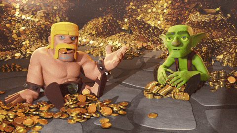 Get That Money Clash Of Clans GIF