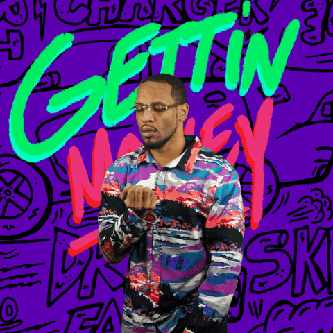 Get That Money Graffiti GIF