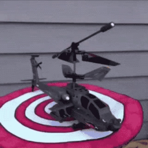 Get To The Choppa Helicopter Toy Dog GIF