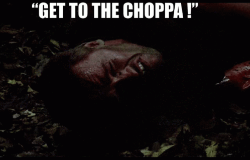 Get To The Choppa Scream Battle GIF