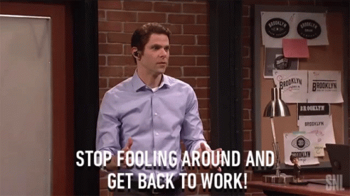 Get To Work Spencer Shay Snl GIF