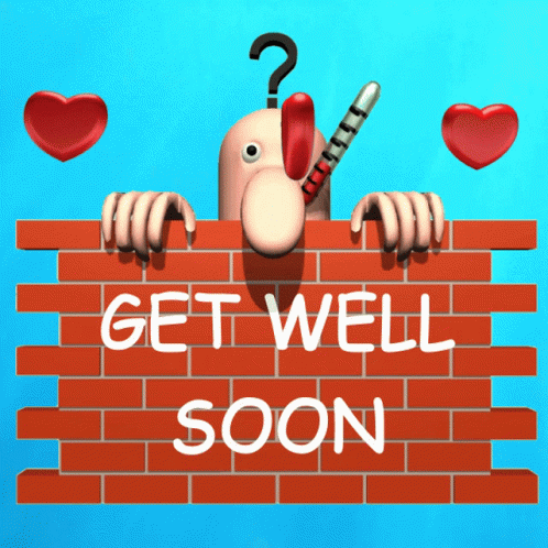 Get Well Animated Bricks GIF