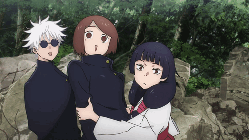 Geto Suguru Popping In The Picture GIF