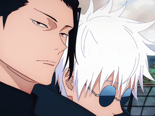 Geto Suguru Talking With Gojo Satoru GIF