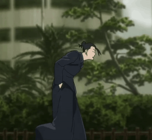 Geto Suguru Walking Tired GIF