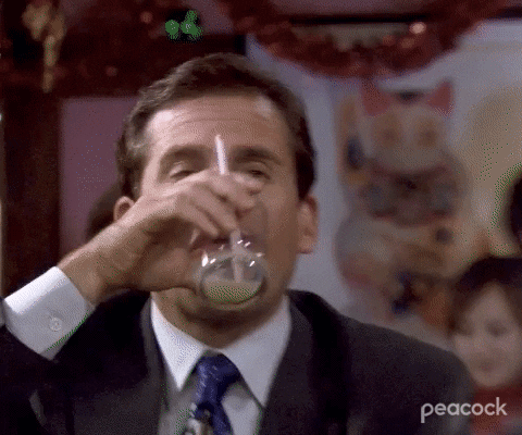 Getting A Shot On Work Party GIF