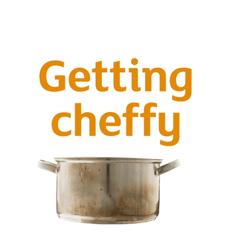 Getting Cheffy Stack Of Pots Digital Animation GIF