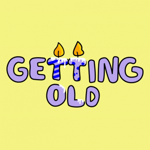 Getting Old Birthday Candles GIF