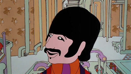 Getting Old Yellow Submarine Cartoon The Beatles GIF