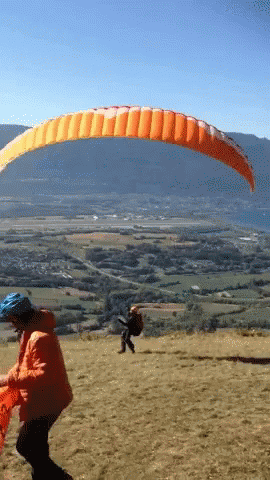 Getting Ready For Paragliding GIF