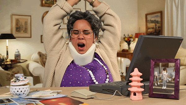 Getting Ready Stretch Work From Home GIF