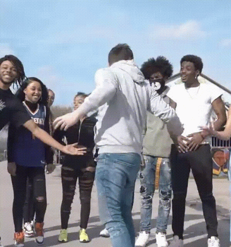White Dude Getting Sturdy Dance Craze GIF