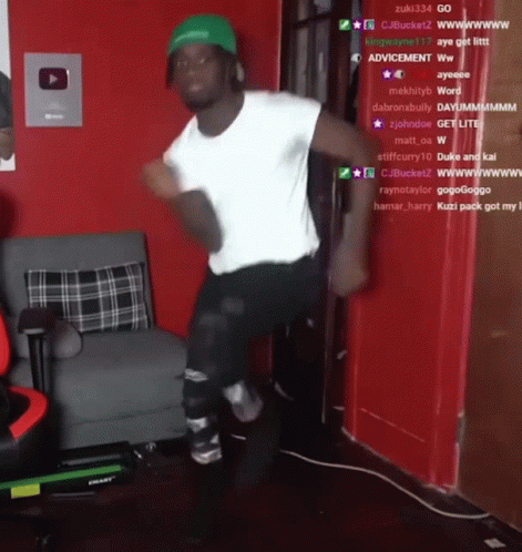 Getting Sturdy Kai Cenat Tiktok Dance GIF