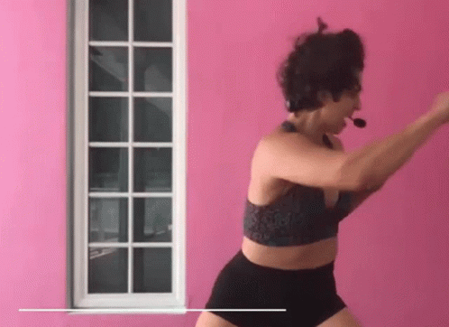 Getting Sturdy Daja Rose Boxing Work Out GIF