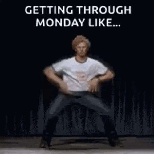 Getting Through Crazy Monday GIF
