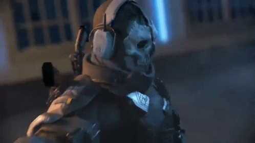 Ghost Cod Looking At His Military Watch GIF