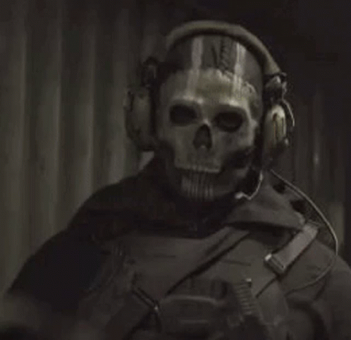 Ghost Cod Looking To His Left Side GIF