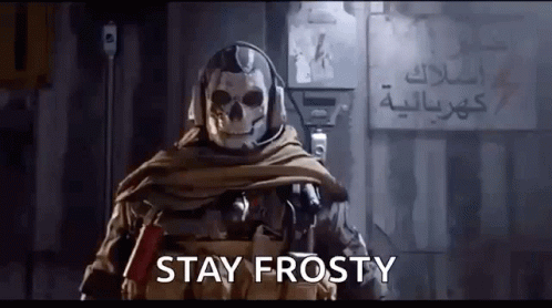 Ghost Cod Stay Frosty GIF