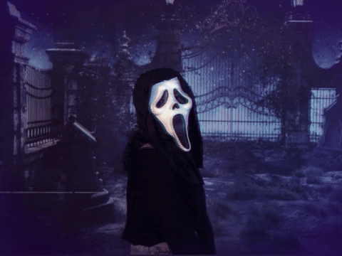 Ghost Face Grooving GIF