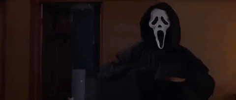 Ghost Face Knife Out GIF