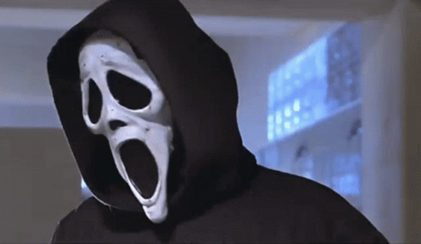Ghost Face Terrible Laugh GIF